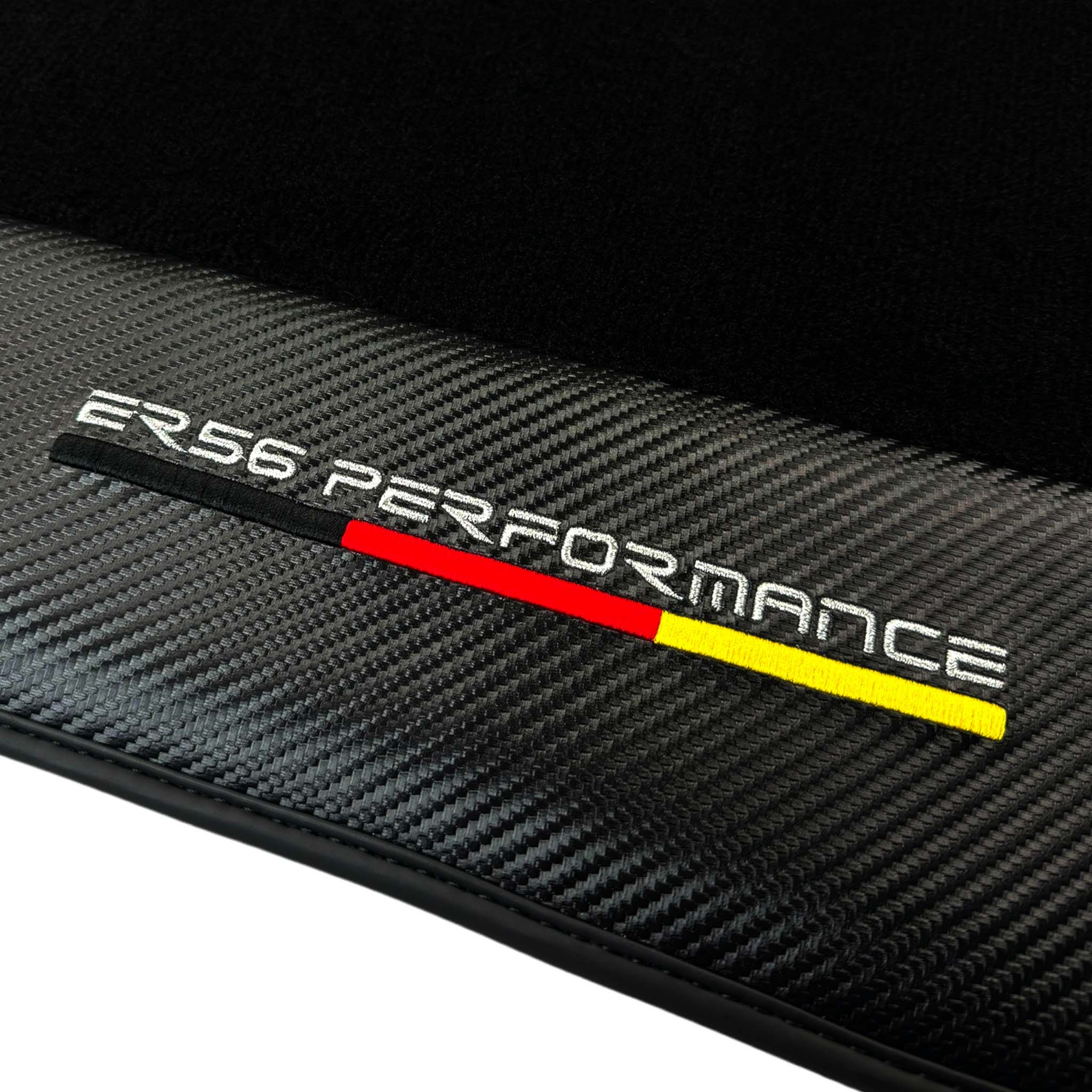 Black Floor Mats for Audi A3 - 5-door Sportback (MHEV) Mild Hybrid Electric Vehicle (2021 - 2024) | ER56 Performance