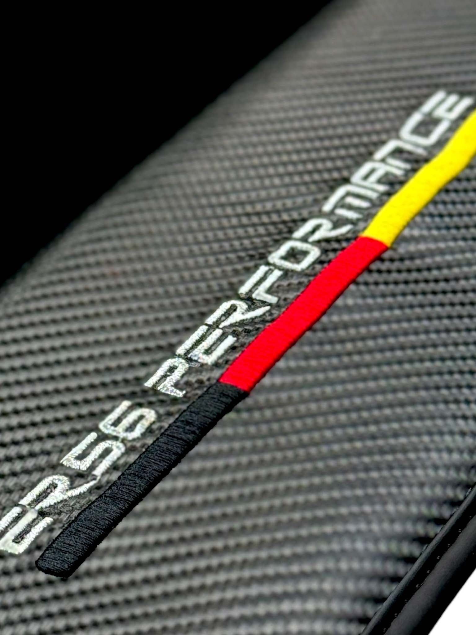 Black Floor Floor Mats For BMW 7 Series E66 | ER56 Performance | Carbon Edition