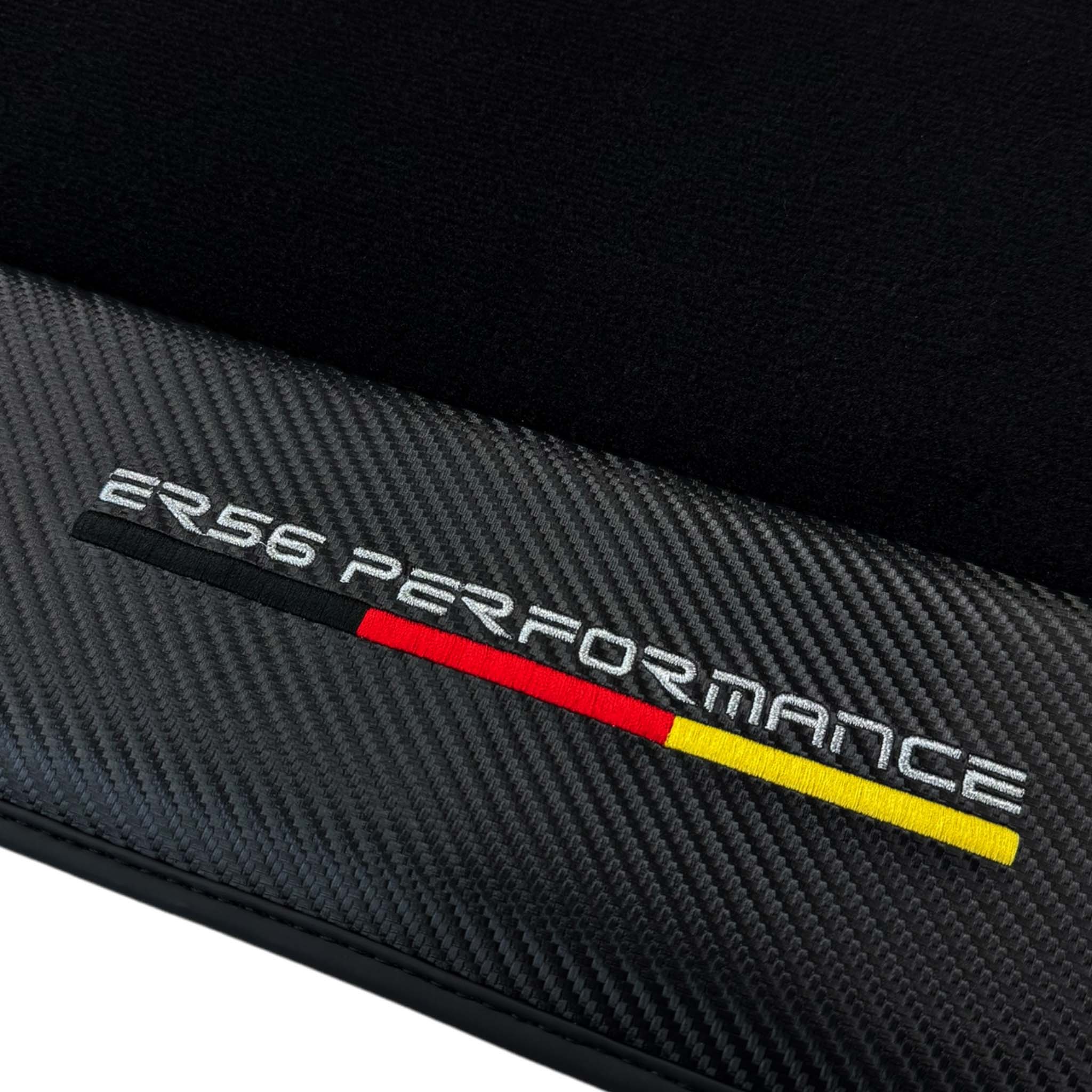 Black Floor Mats For BMW 1 Series E88 Convertible | ER56 Performance | Carbon Edition