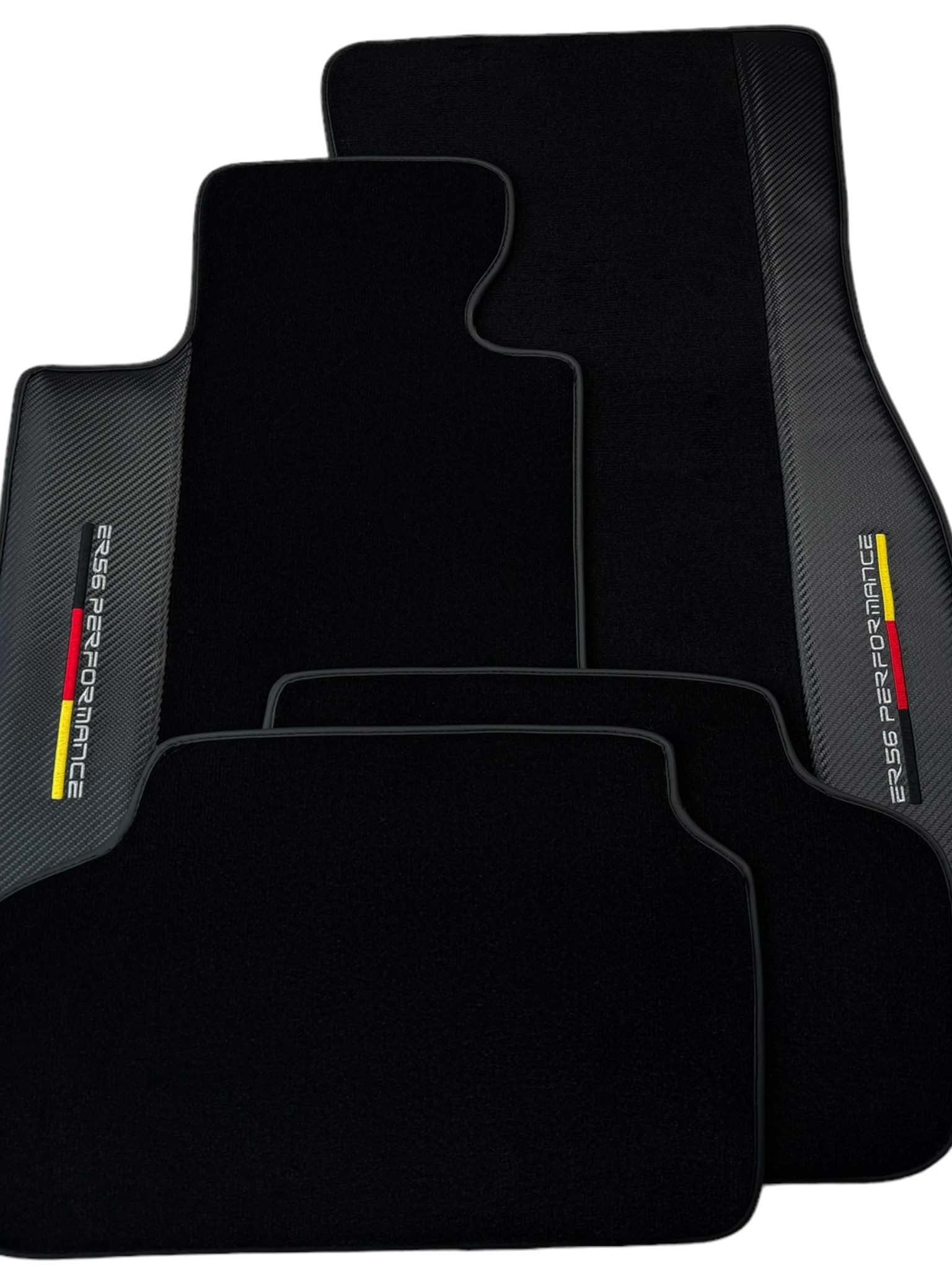 Black Floor Floor Mats For BMW X6 Series E71 | ER56 Performance | Carbon Edition