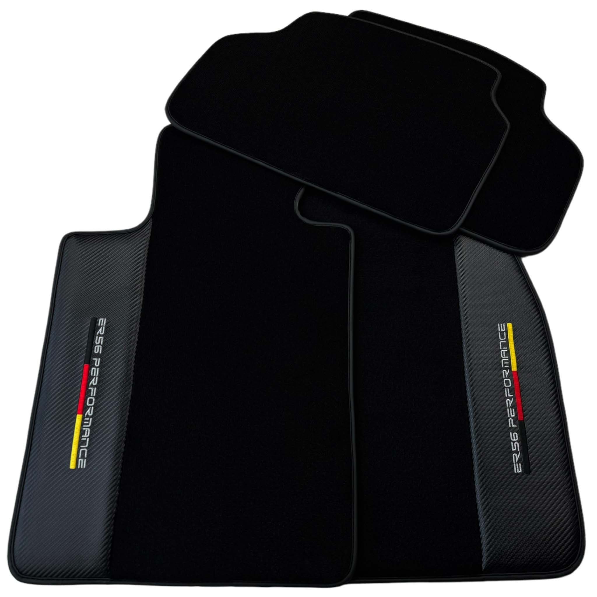 Black Floor Mats For BMW 4 Series G22 Coupe | ER56 Performance | Carbon Edition