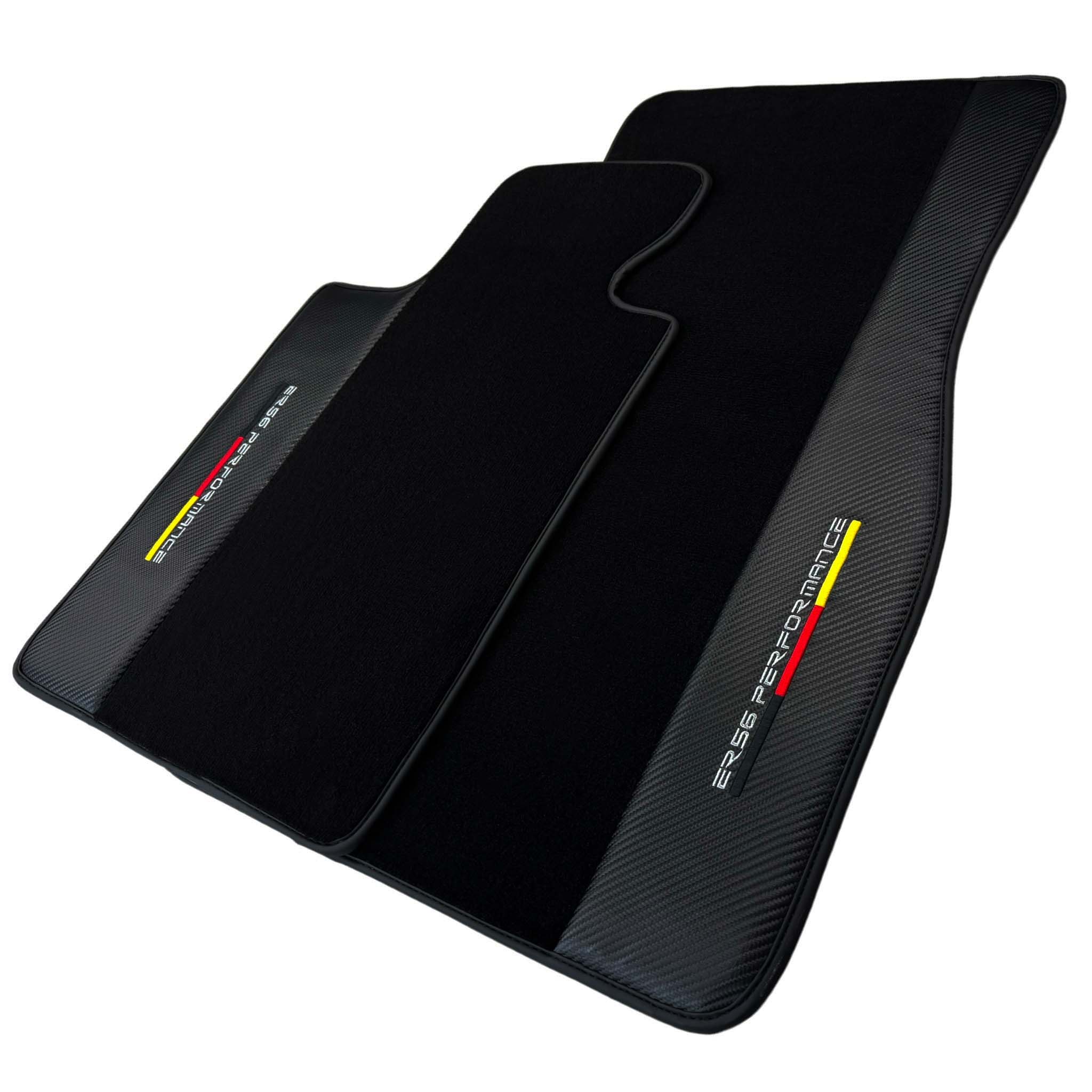 Black Floor Mats For BMW 4 Series G23 Convertible | ER56 Performance | Carbon Edition