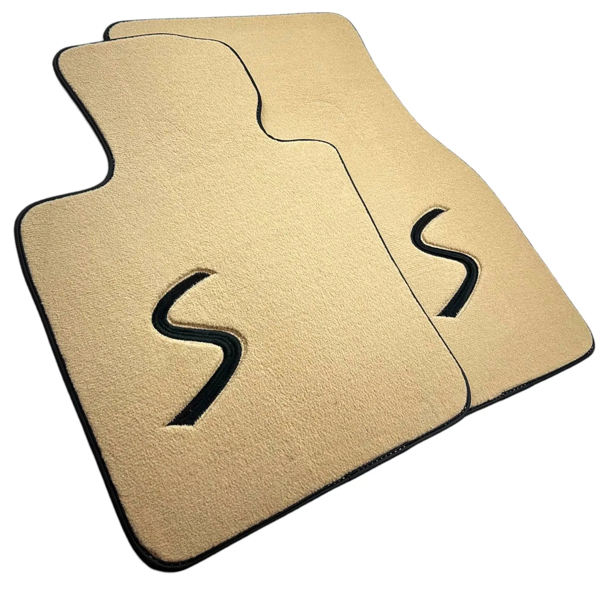 Beige Floor Mats for Mini Countryman F60 (2017-2023)