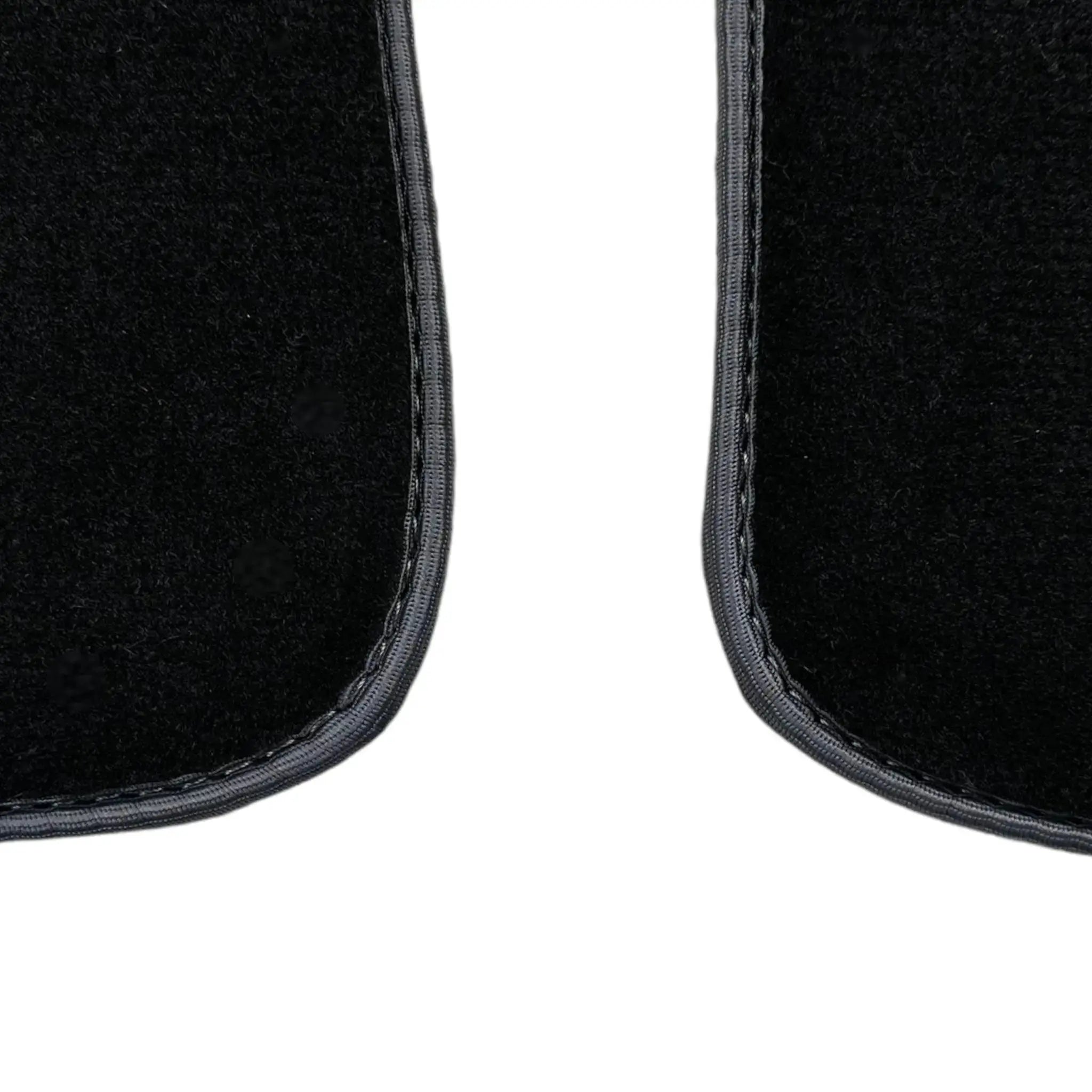 Black Floor Mats for Mini Cabrio R56 Convertible (2009-2016) with Gray Trim