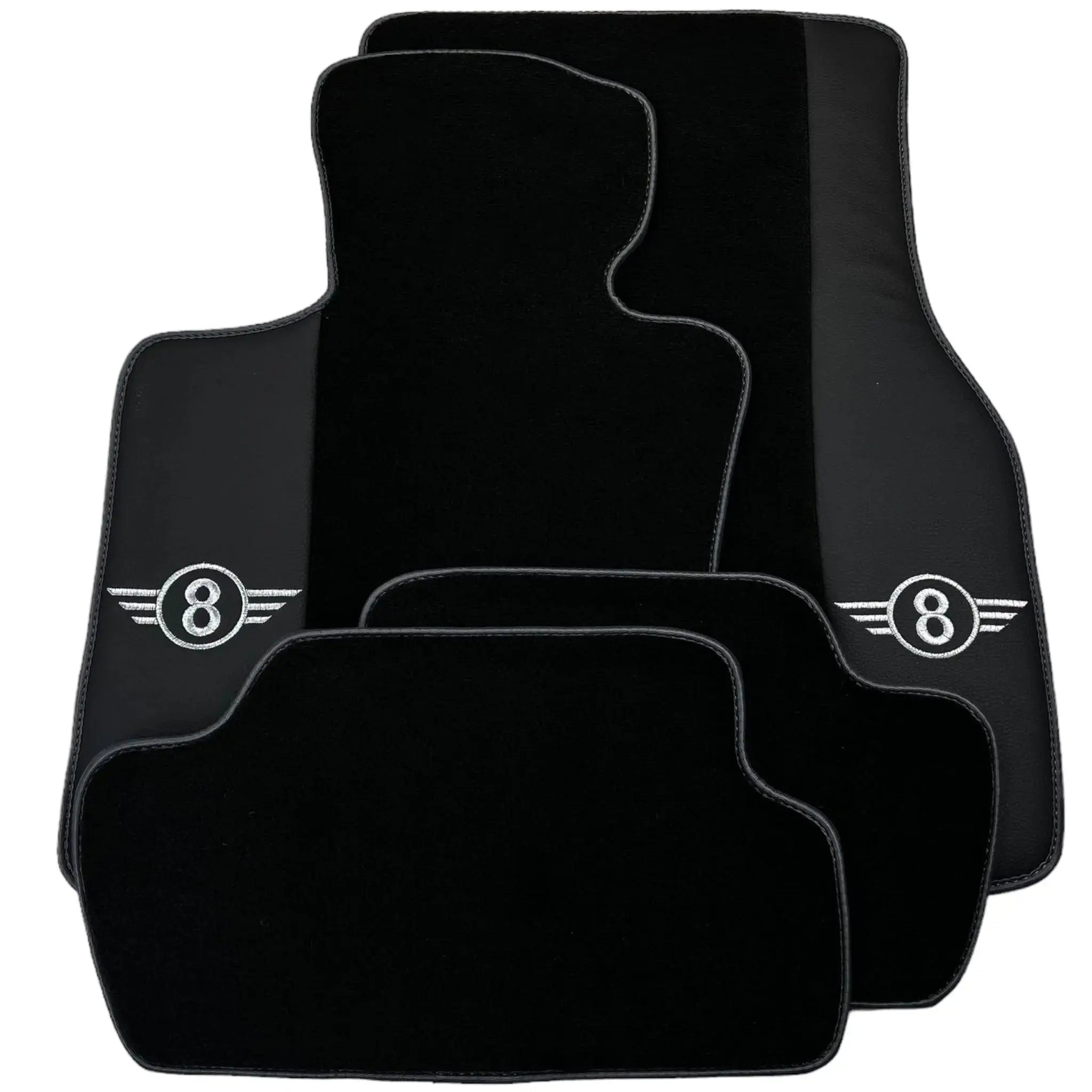 Black Floor Mats for Mini Clubman F54 (2015-2019) | Gray Trim