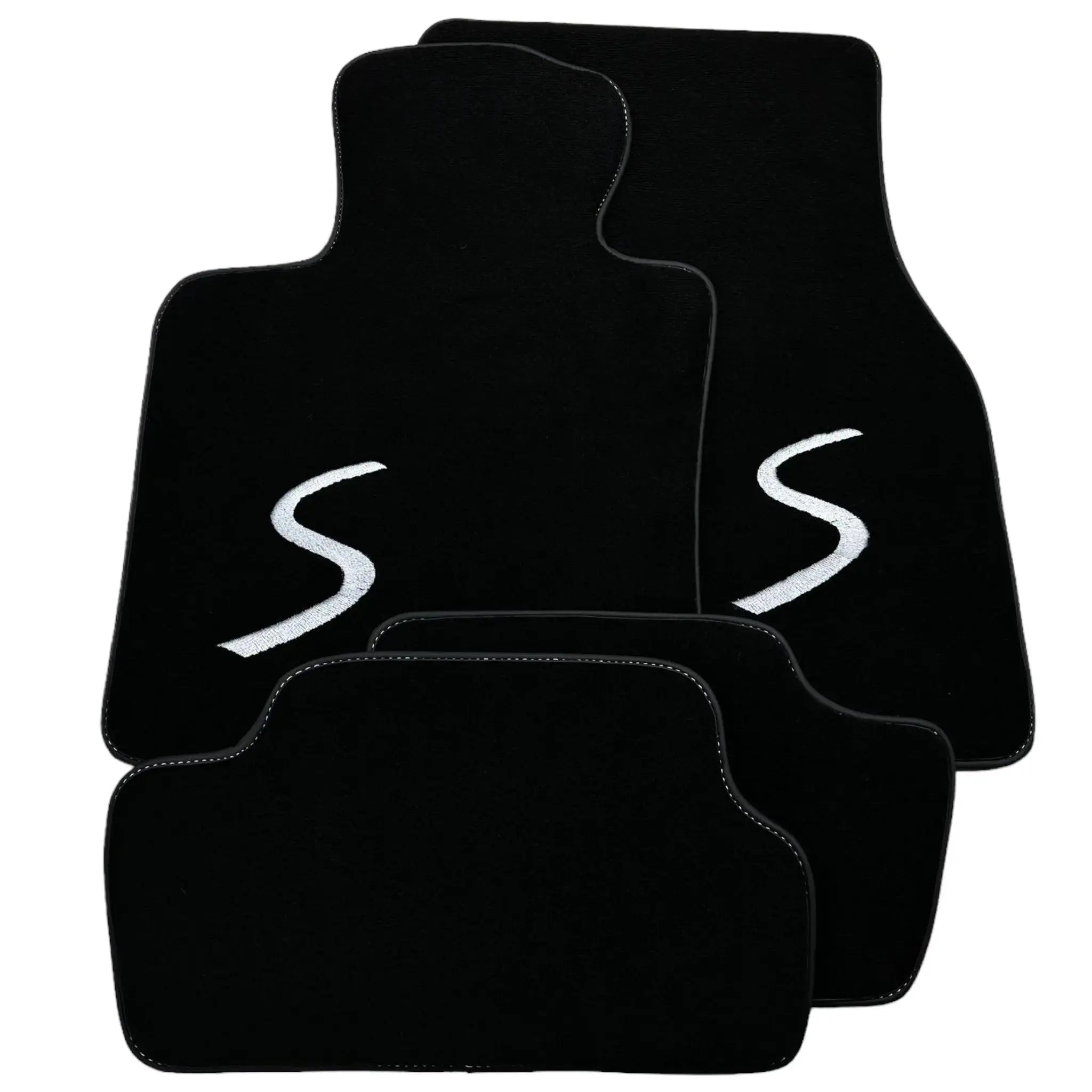 Black Floor Mats for Mini Countryman F60 Hybrid (2020-2023)