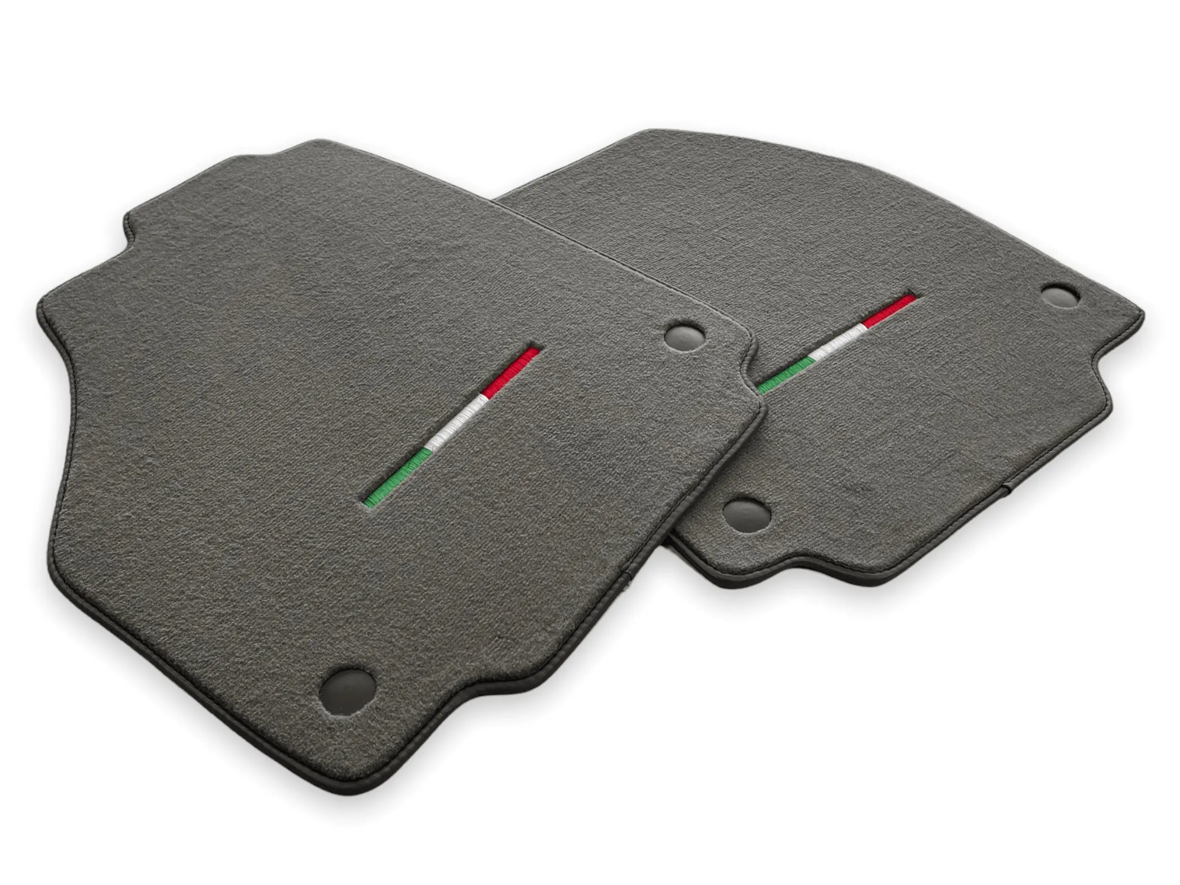 Floor Mats For Ferrari Spider 2012-2015 Gray Autowin Brand Italian Edition - AutoWin