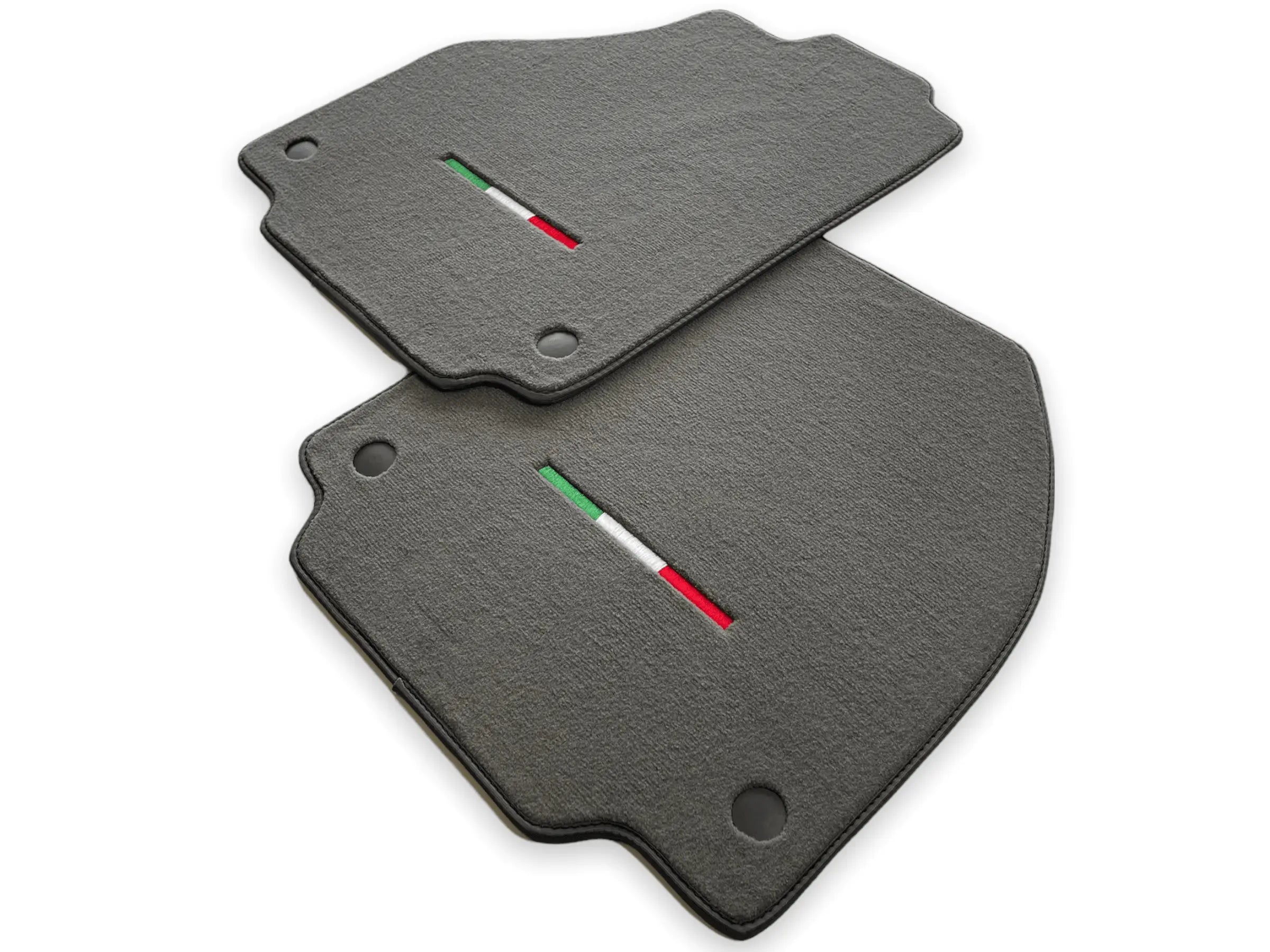 Floor Mats For Ferrari Spider 2012-2015 Gray Autowin Brand Italian Edition - AutoWin