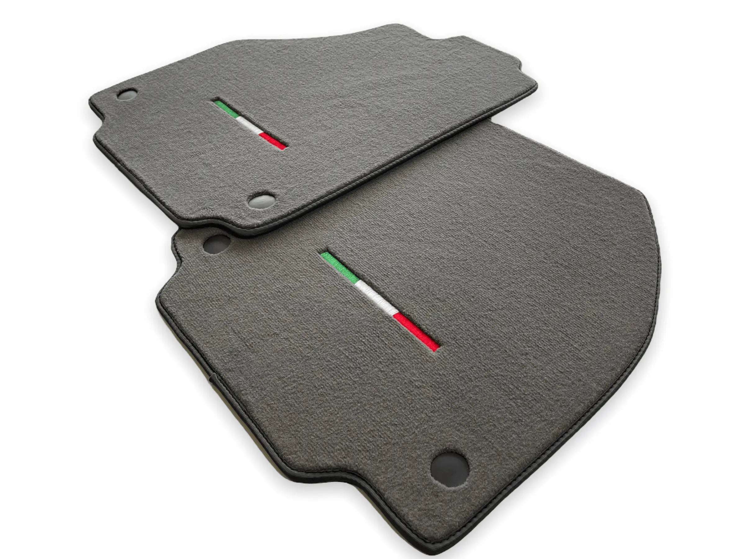 Floor Mats For Ferrari Spider 2012-2015 Gray Autowin Brand Italian Edition - AutoWin