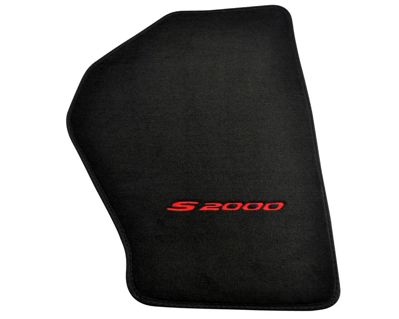 Floor Mats For Honda S2000 1999–2004 Black Tailored With Red S2000 Logo - AutoWin