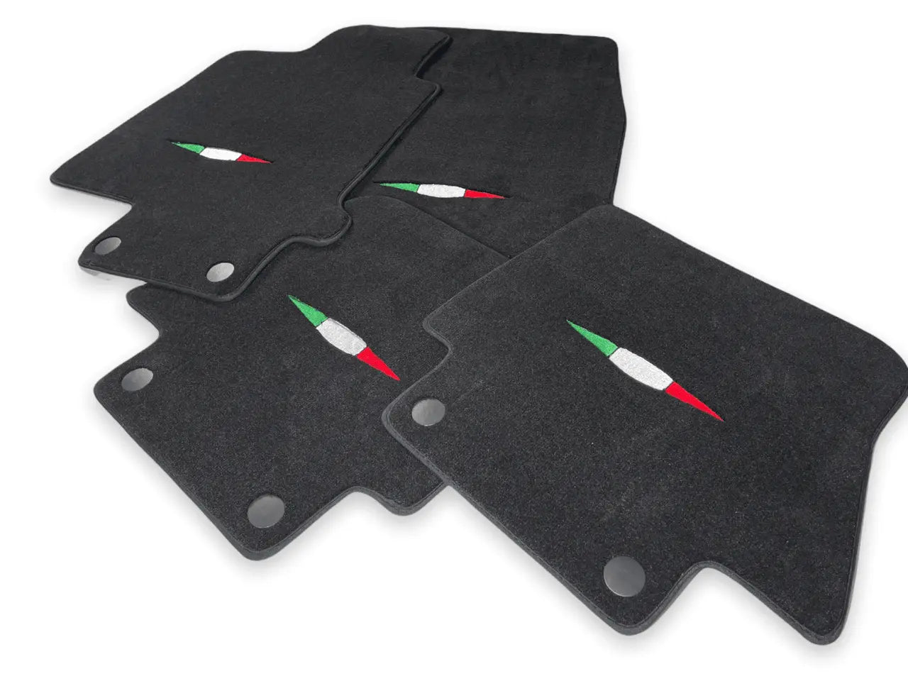 Floor Mats For Maserati GranCabrio 2010-2022 Black IT Edition - AutoWin