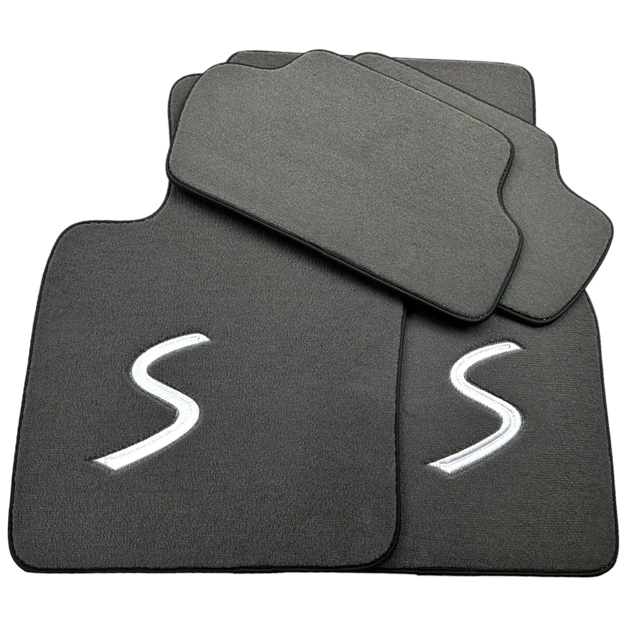 Grey Floor Mats for Mini Cabrio R52 Convertible (2004-2009)