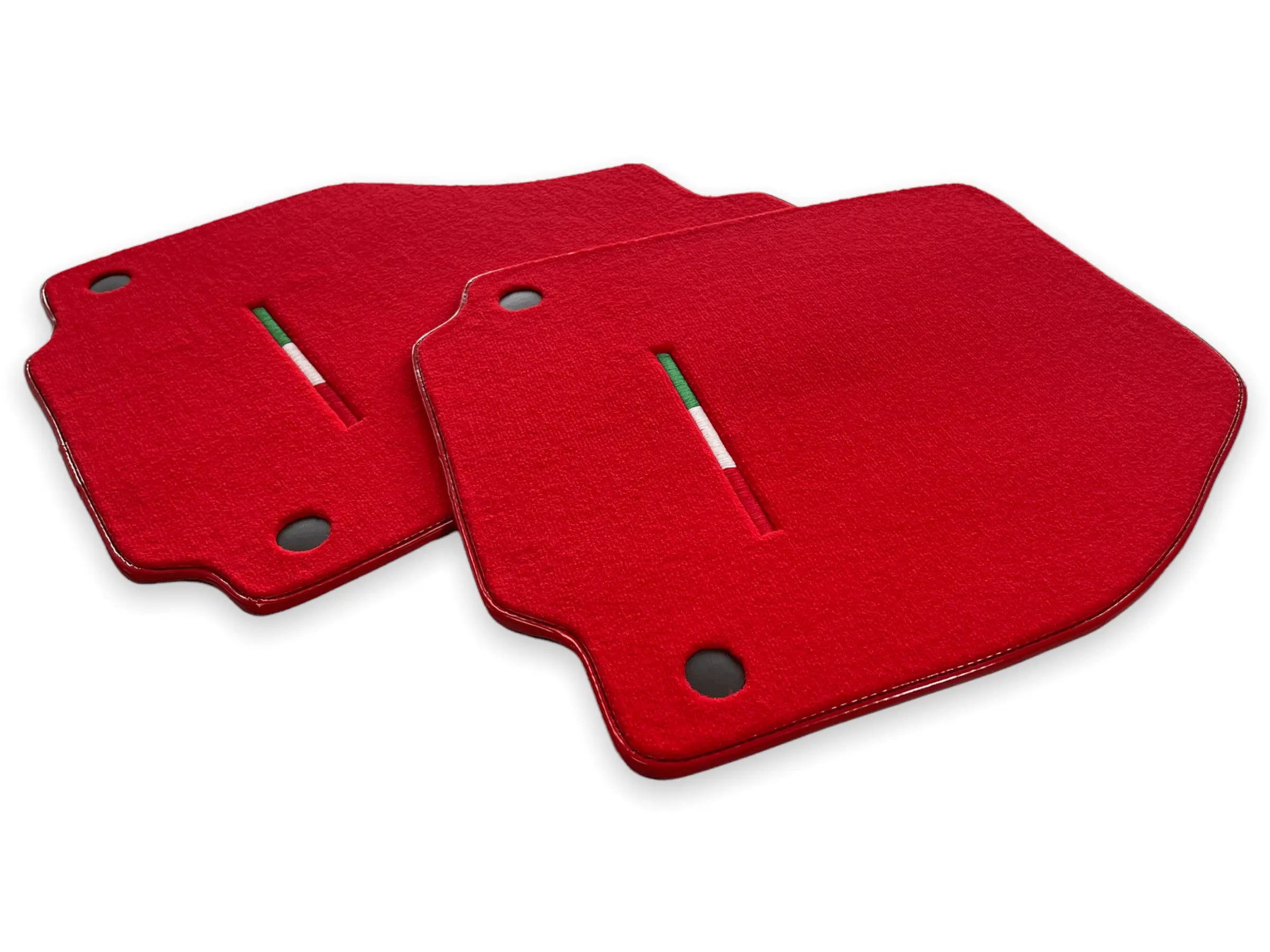 Mats For Ferrari 488 GTB 2015-2022 Red AutoWin Brand Italian Edition - AutoWin