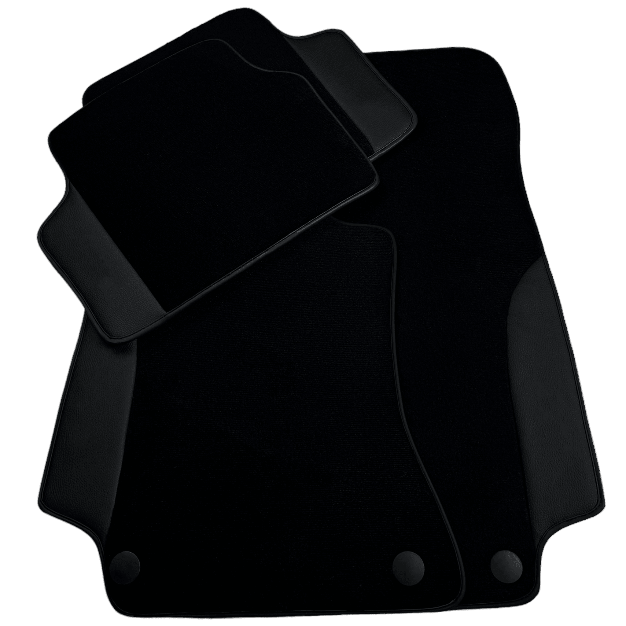 Customizable Black Floor Mats For Mercedes Benz S-Class W222 (2013-2020) Short Wheelbase 