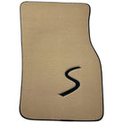 Beige Floor Mats for Mini Cooper / One Electric (2020-2023)