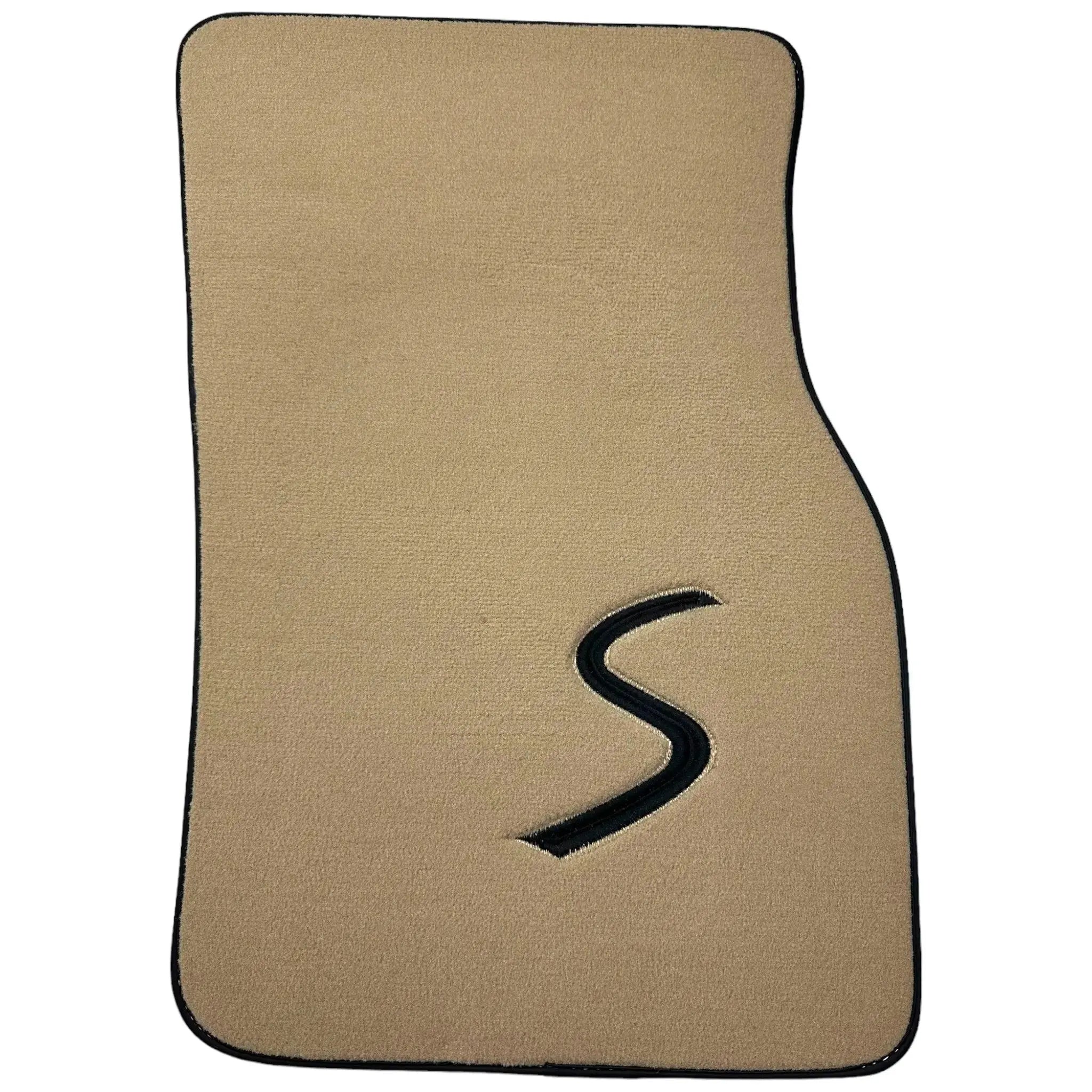 Beige Floor Mats for Mini Cooper / One Electric (2020-2023)