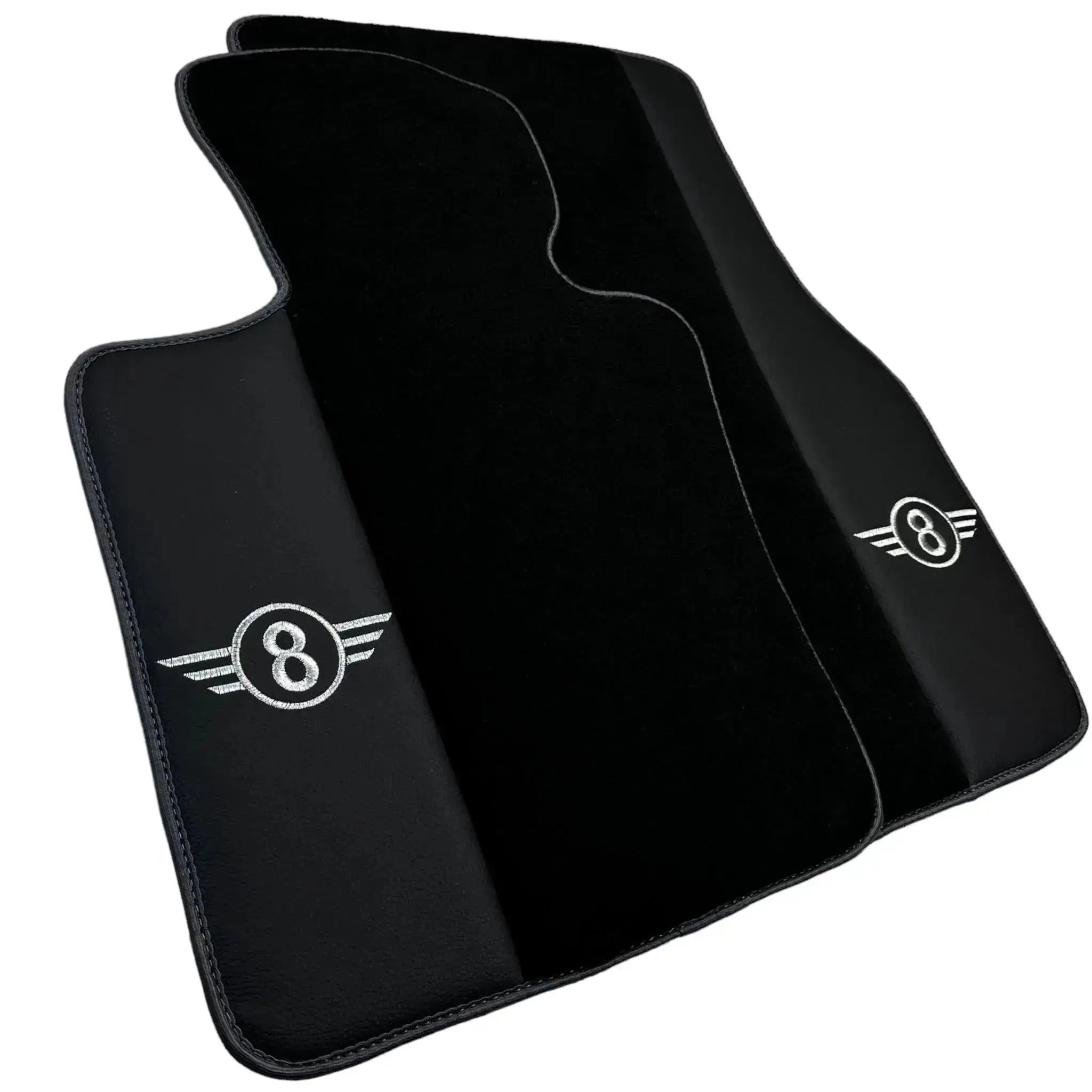 Black Floor Mats for Mini Cooper / One R50 (2001-2007) with Gray Trim