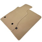 Beige Floor Mats for Chevrolet Corvette C6 (2005-2013) with Beige Trim