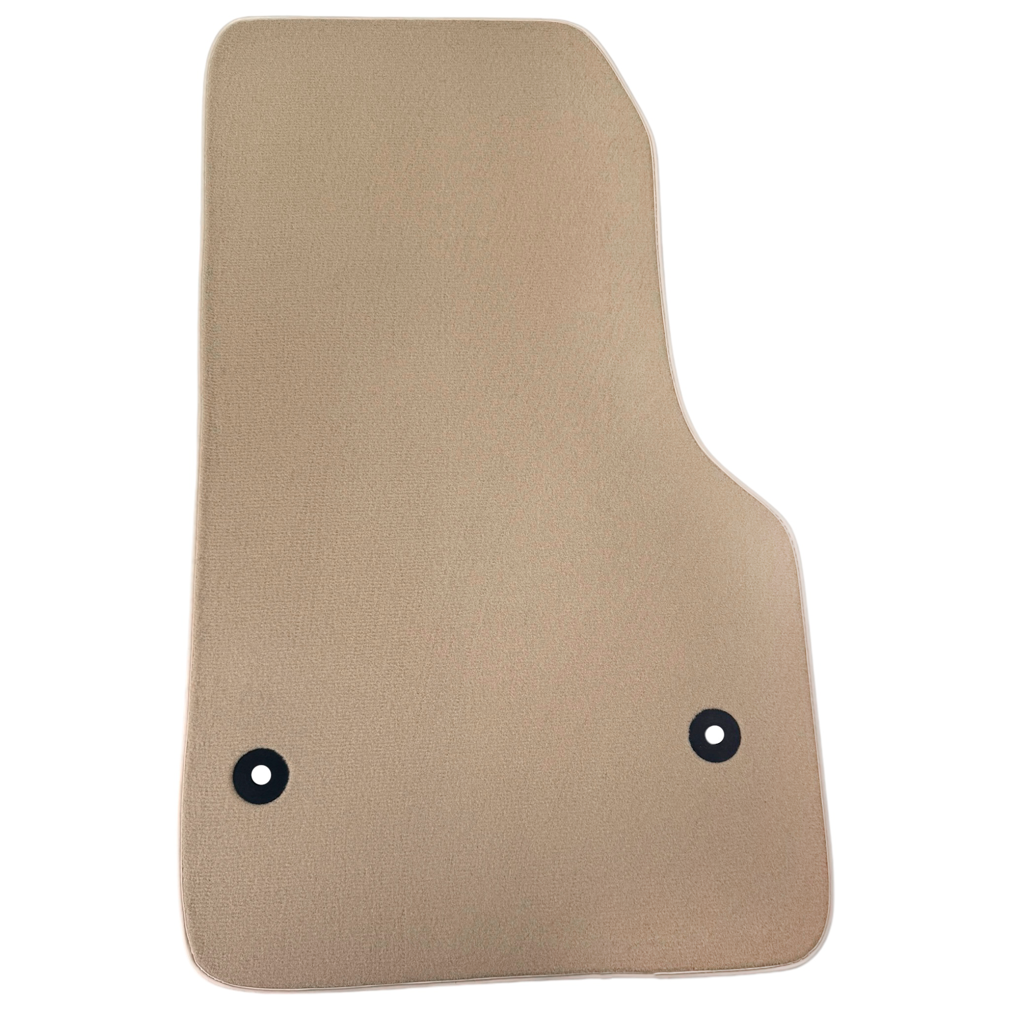 Beige Floor Mats for Chevrolet Corvette C8 (2020-2024) with Beige Trim