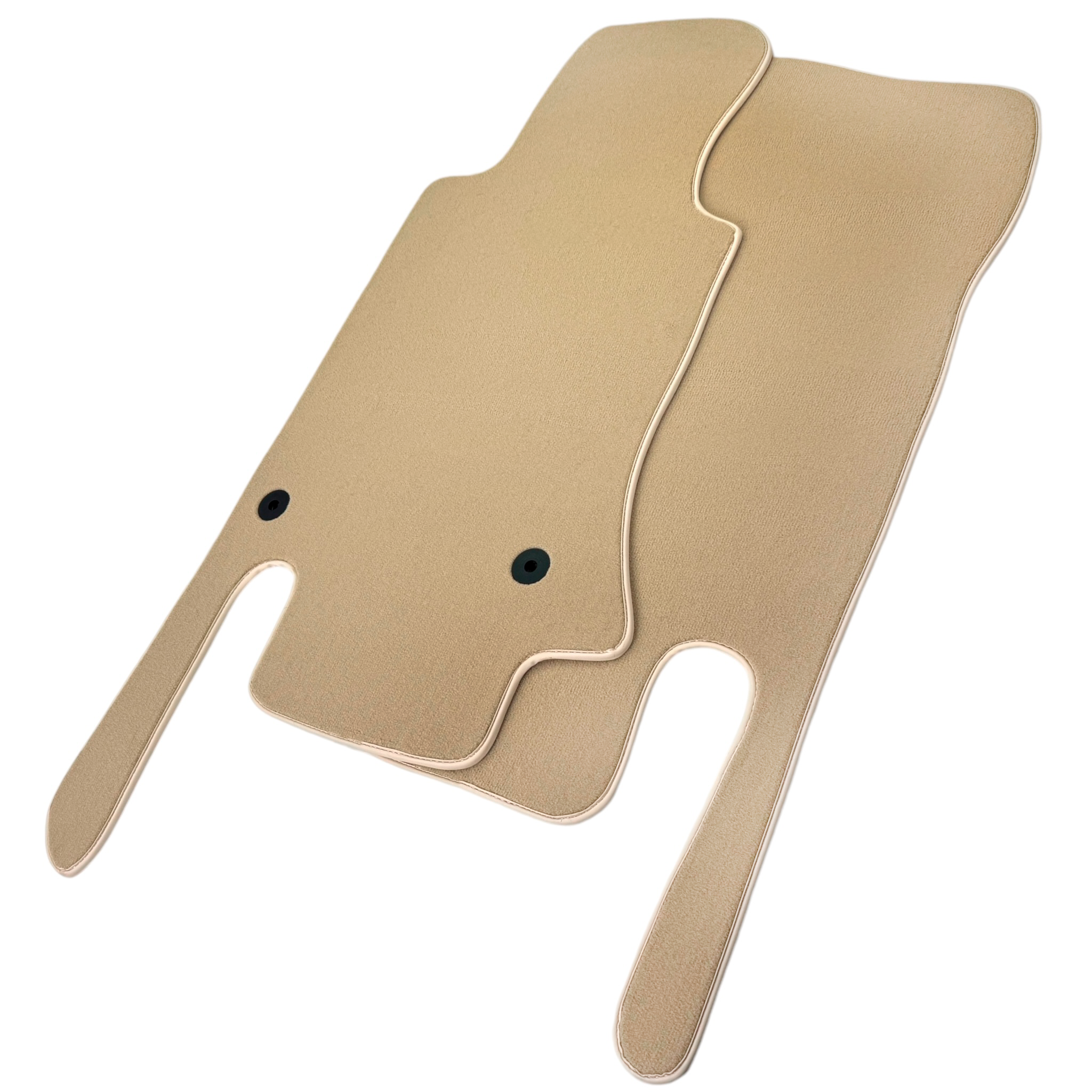 Beige Floor Mats for Chevrolet Corvette C5 (1997-2004) with Beige Trim