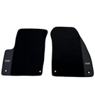 ER56 Design Black Floor Mats for Jeep Cherokee KL (2014-2024) with Leather - AutoWin