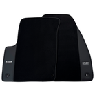 ER56 Design Black Floor Mats for Jeep Cherokee KK (2008-2013) with Leather - AutoWin