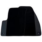 Black Floor Mats for Chevrolet Captiva 5-door SUV (2006-2024) with Leather | AutoWin - AutoWin