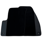 Black Floor Mats for Jeep Renegade (2018-2024) Co Driver with Fixing System with Leather | AutoWin - AutoWin