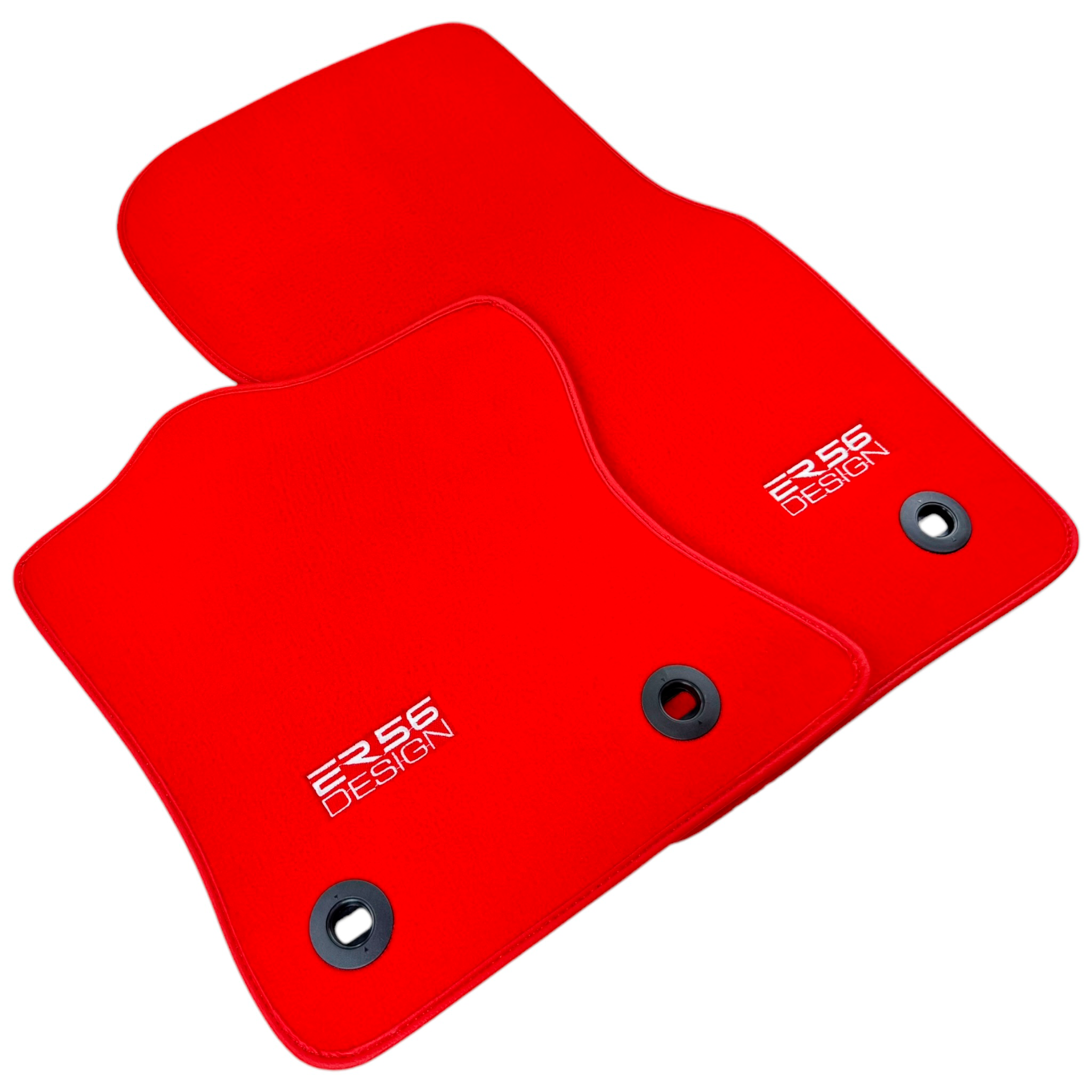 Red Floor Mats for Jaguar S-Type (2002-2008) ER56 Design - AutoWin