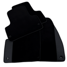 Black Floor Mats for Jeep Renegade (2018-2024) Co Driver with Fixing System with Leather | AutoWin - AutoWin