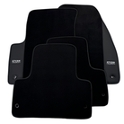 ER56 Design Black Floor Mats for Chevrolet Cruze (2009-2015) with Leather - AutoWin