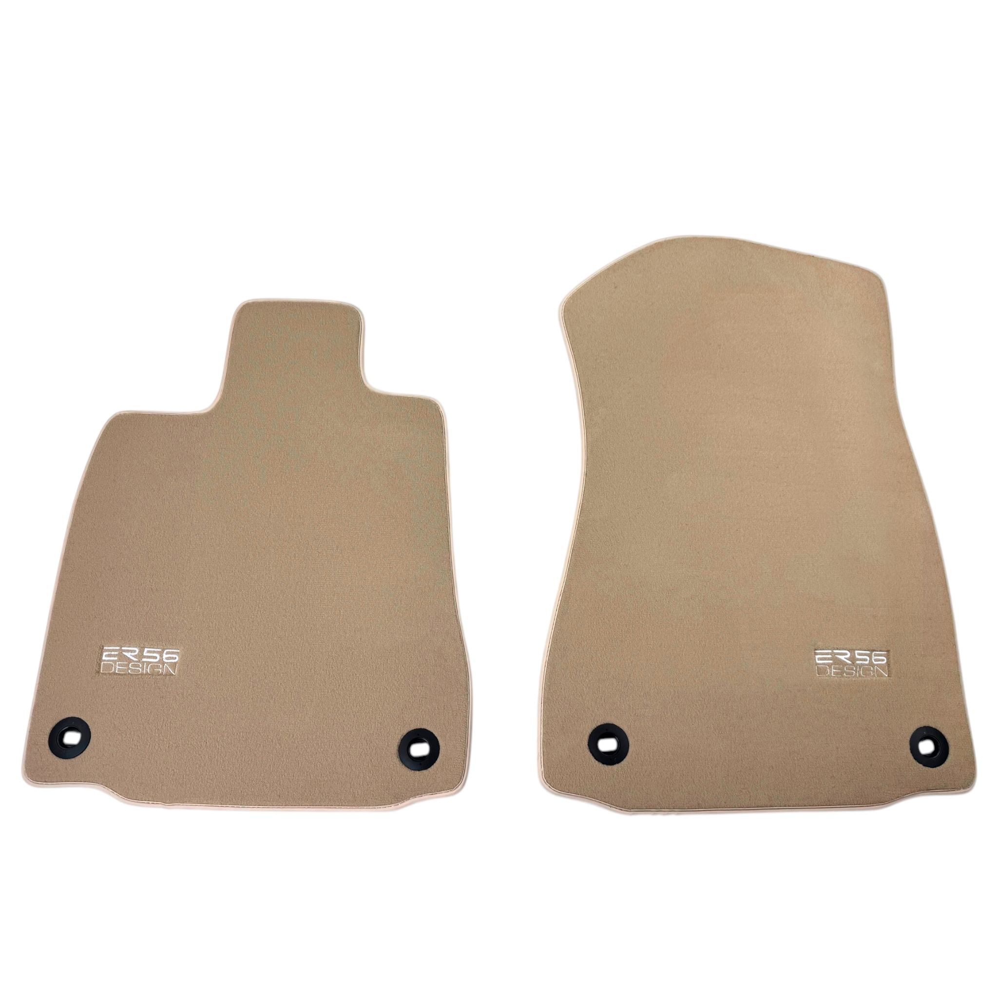 Beige Floor Mats for Lexus RC-F (2015-2024) by ER56 Design