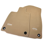 Beige Floor Mats for Lexus RC-F (2015-2024) by ER56 Design