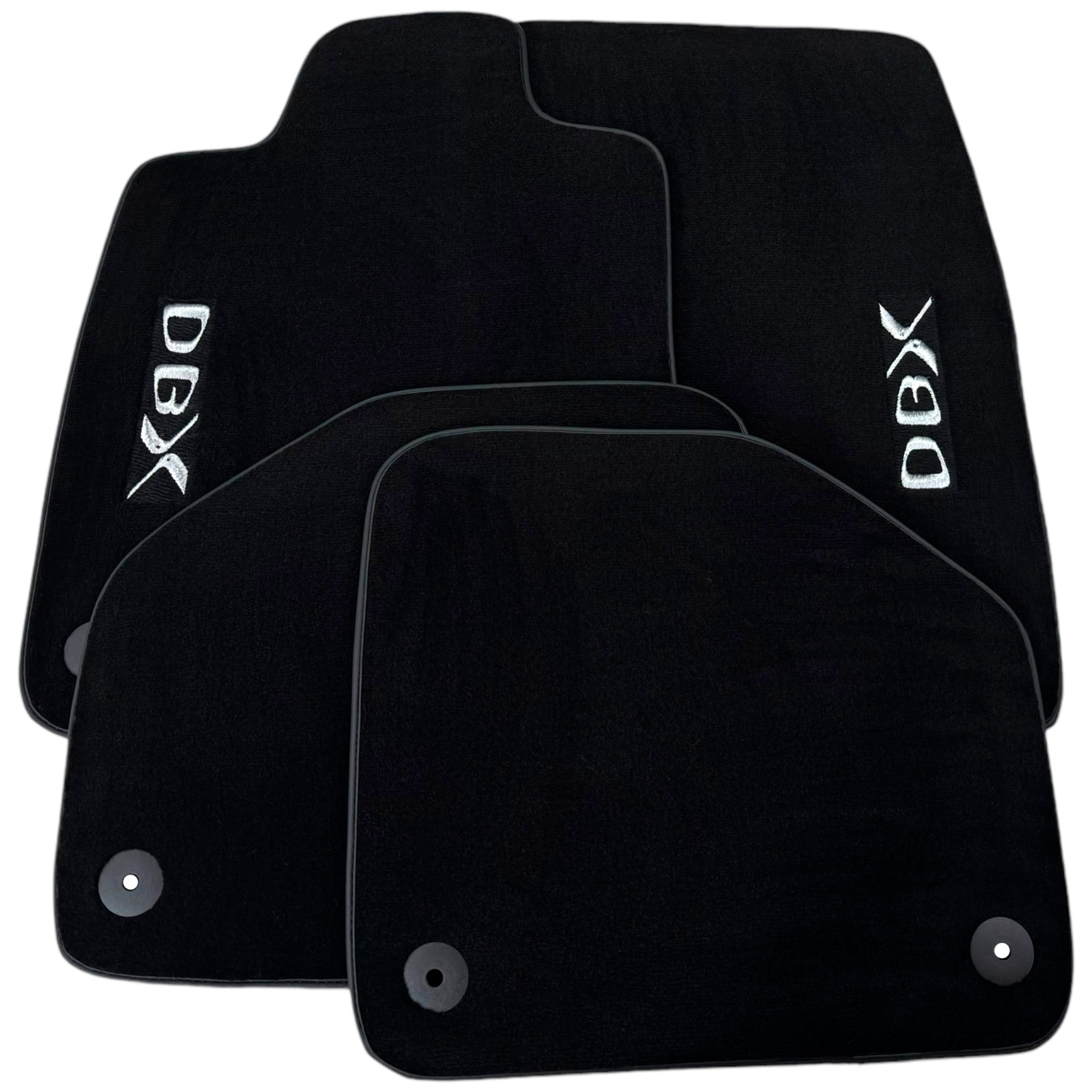 Black Floor Mats for Aston Martin DBX (2020–2023)