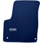 Dark Blue Floor Mats for Chevrolet Malibu Sedan (1997-2005) by ER56 Design