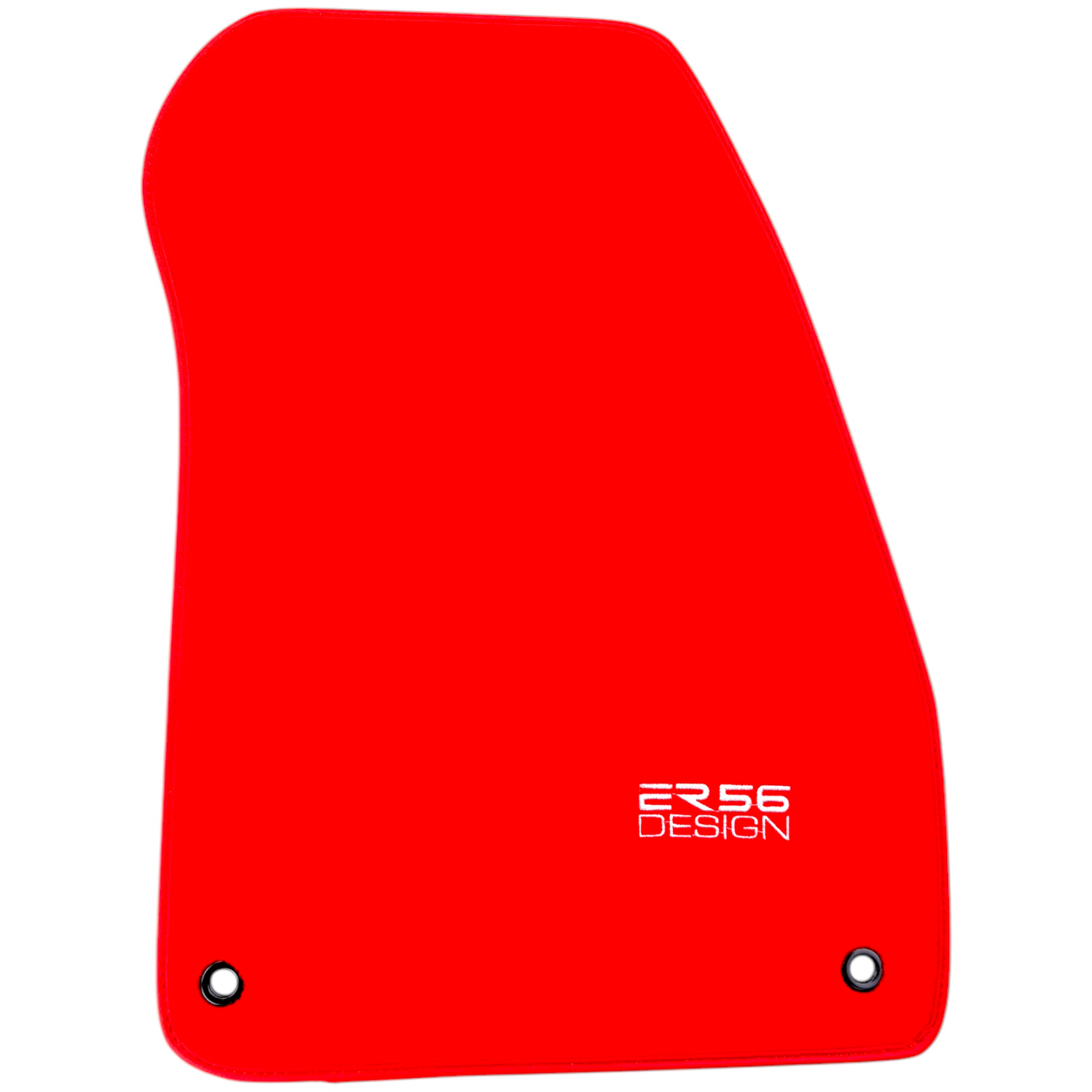 Red Floor Mats for Jeep Renegade (2014-2018) Distance Fixing Points Co-Driver 18 cm by ER56 Design