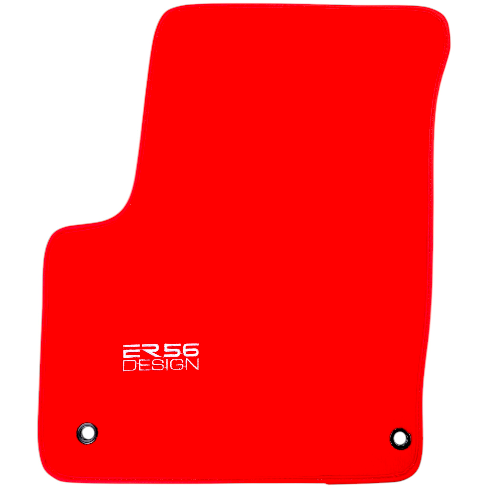 Red Floor Mats for Jeep Renegade (2014-2018) Distance Fixing Points Co-Driver 18 cm by ER56 Design