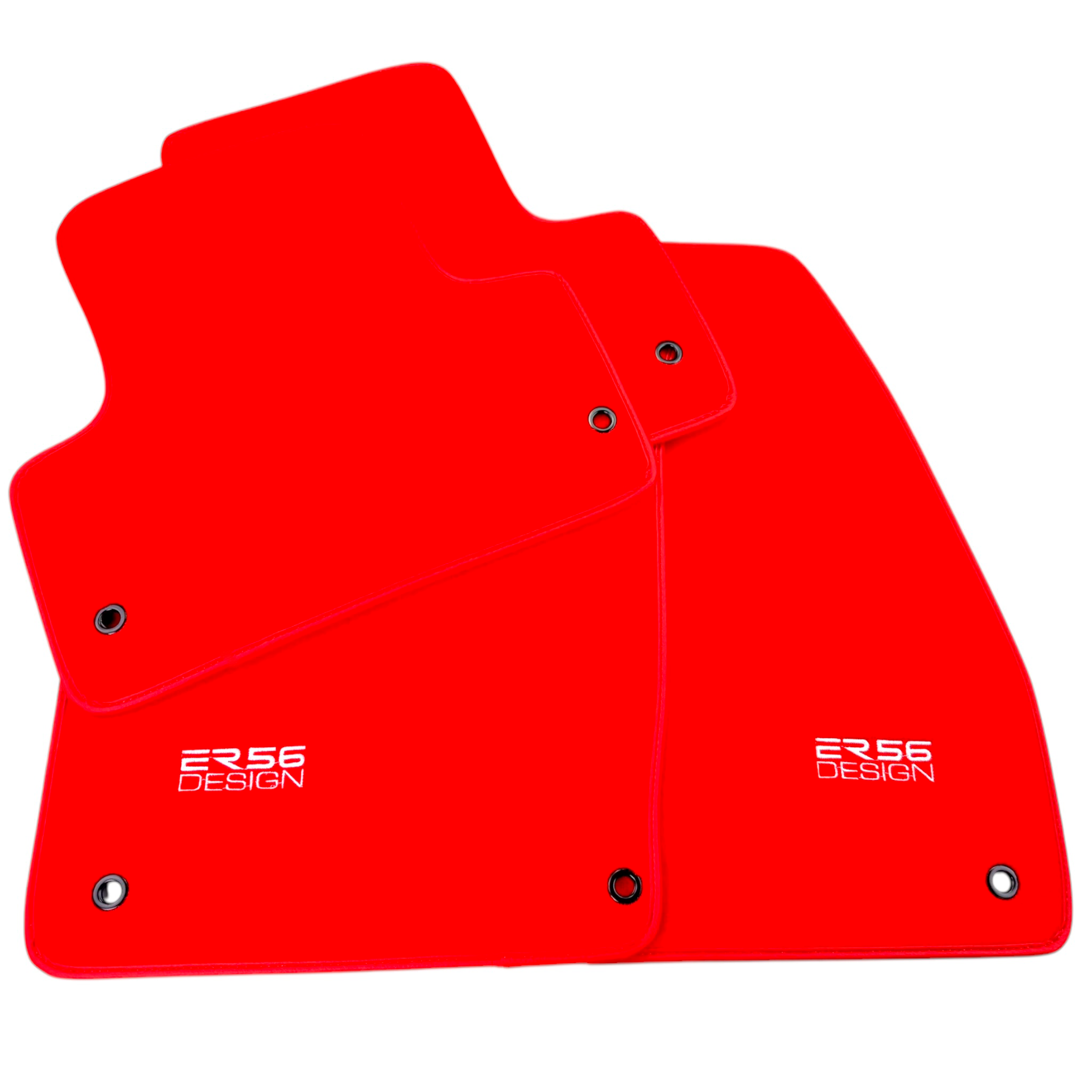 Red Floor Mats for Chevrolet Nubira (J200) Daewoo (2000-2003) by ER56 Design - AutoWin