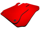 Red Floor Mats For Mercedes-Benz SL R231 2012–2020 Black Trim