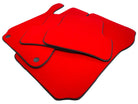 Red Floor Mats For Mercedes-Benz SL R231 2012–2020 Black Trim