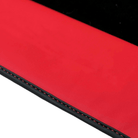 Black Floor Mats for Lamborghini Urus with Red Nappa Leather - AutoWin