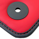 Black Floor Mats for Lamborghini Urus with Red Leather