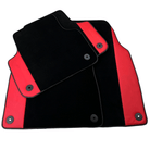 Customizable Black Floor Mats for Lamborghini Urus with Red Nappa Leather - AutoWin