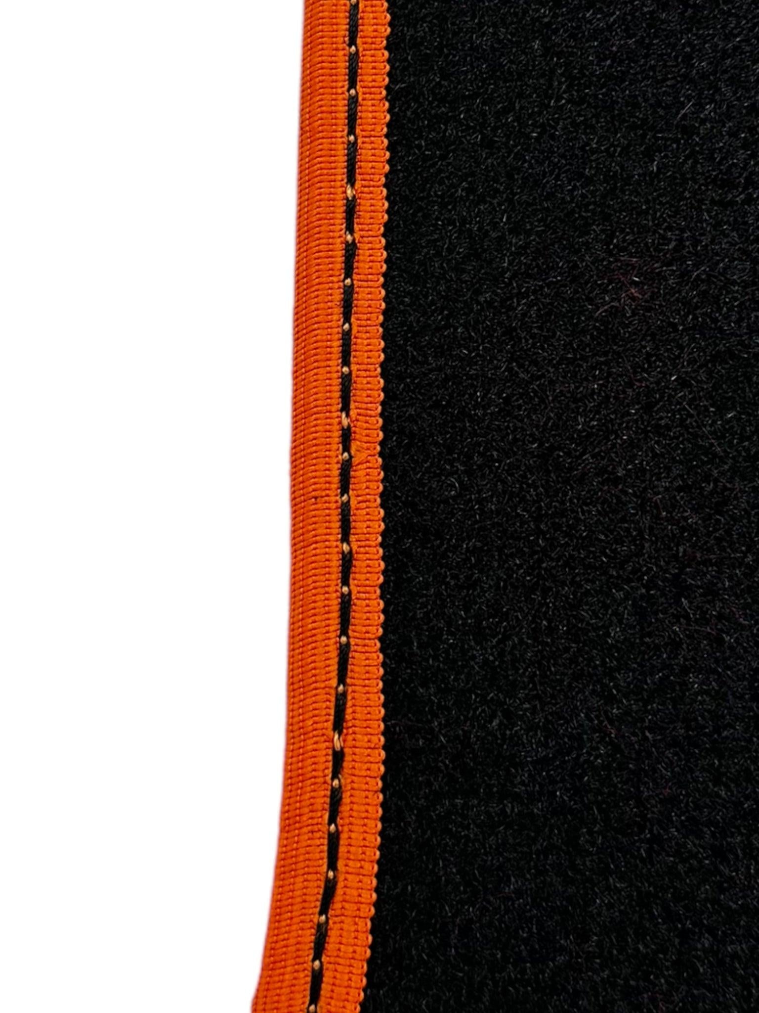 Black Floor Mats for McLaren 600 LT (2018-2020) With Alcantara Leather