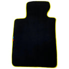 Black Mats For BMW 8 Series E31 2-door Coupe | Yellow Trim - AutoWin