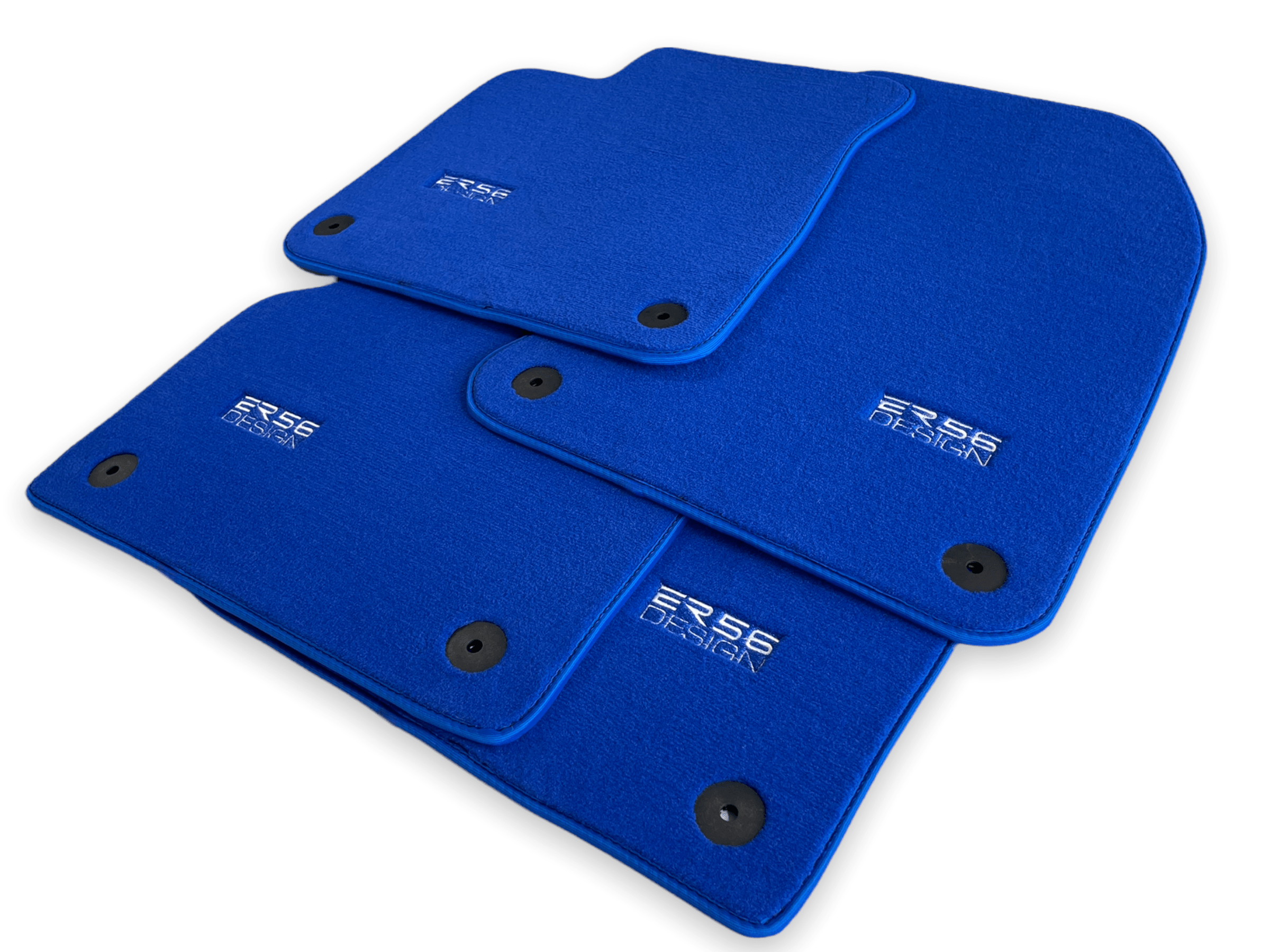 Blue Floor Mats for Audi A1 - 5-door Hatchback (2019-2024) | ER56 Design