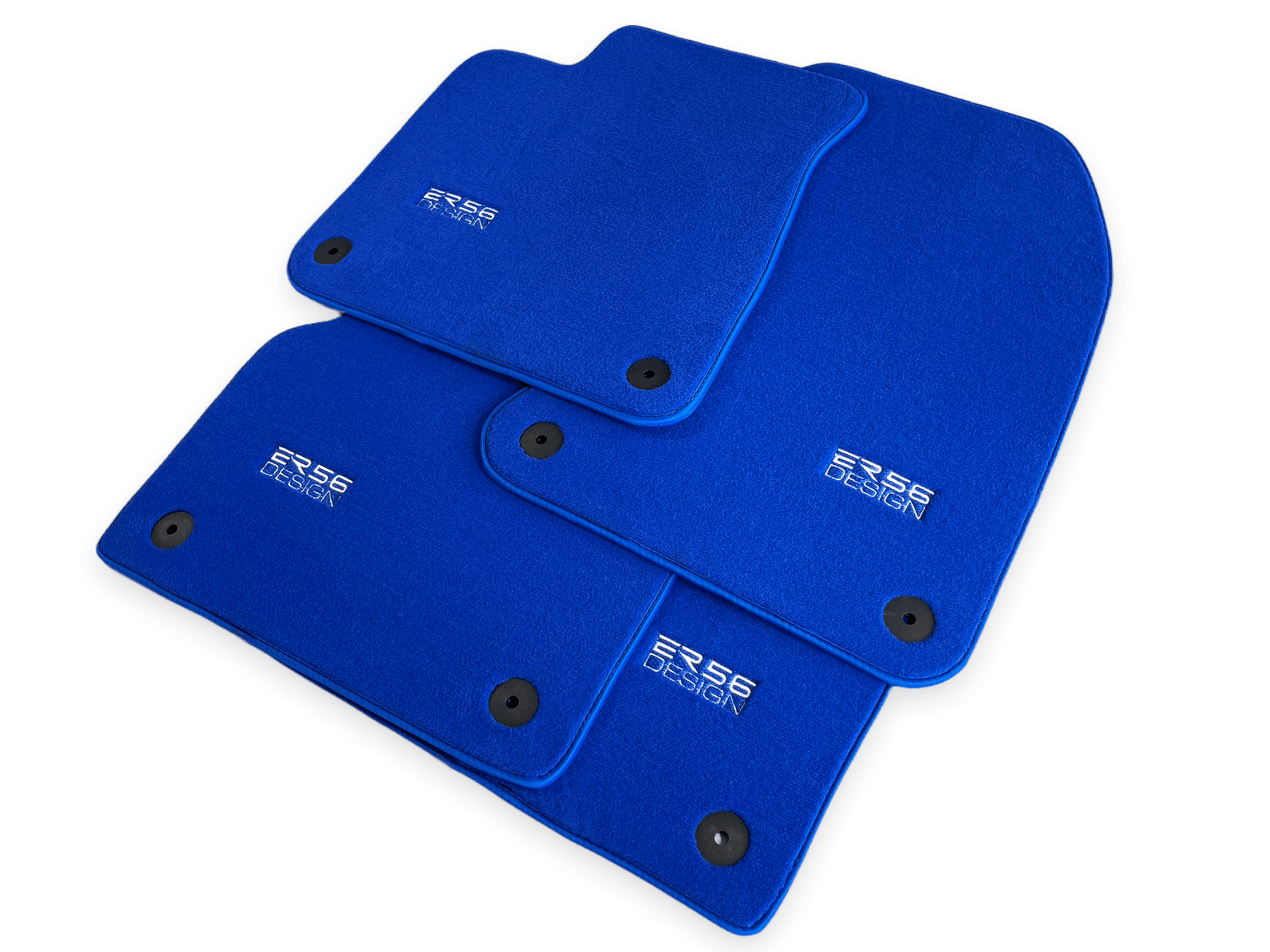 Blue Floor Mats for Audi A1 - 5-door Hatchback (2019-2024) | ER56 Design