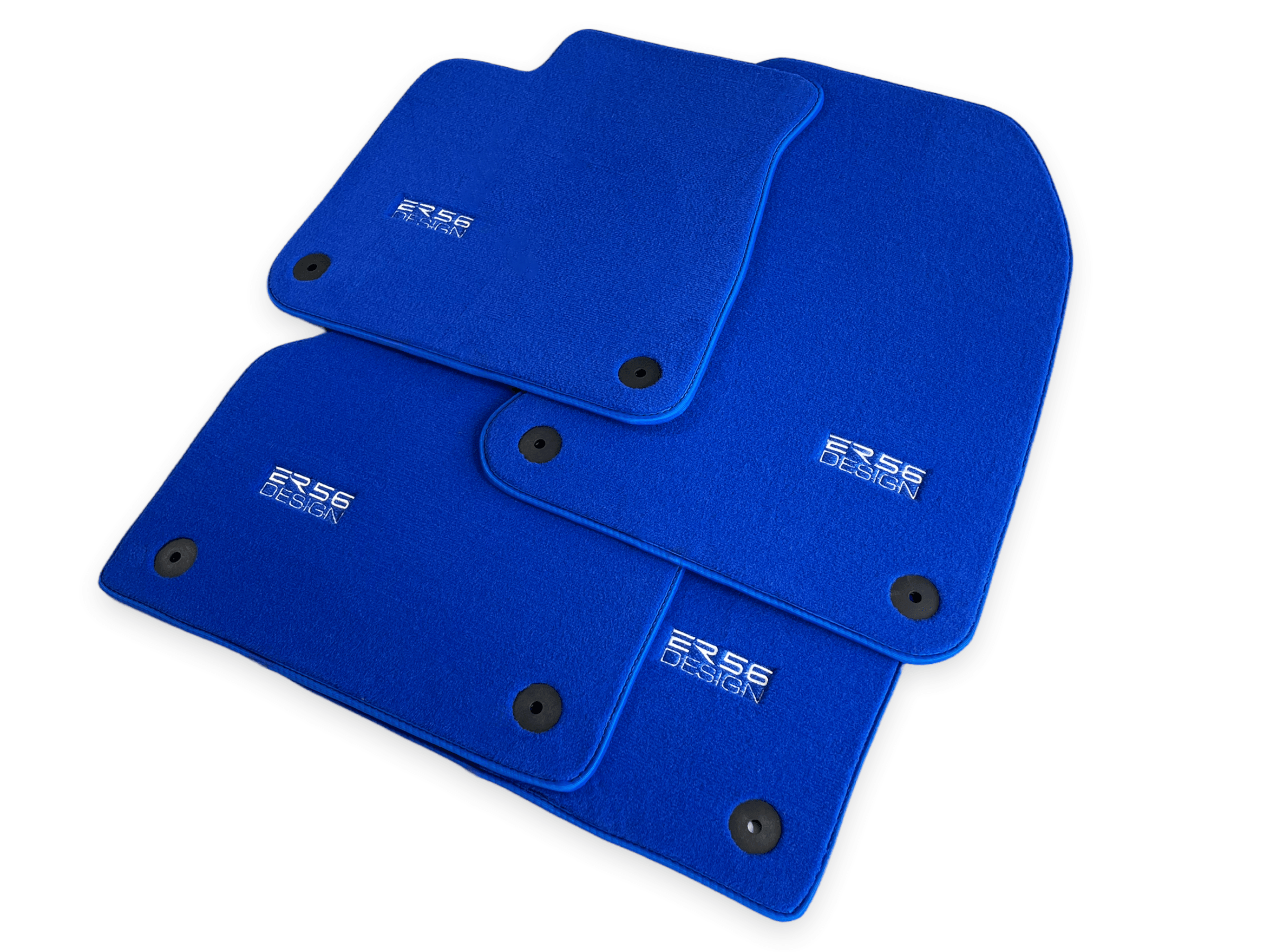 Blue Floor Mats for Audi A1 - 5-door Hatchback (2019-2024) | ER56 Design