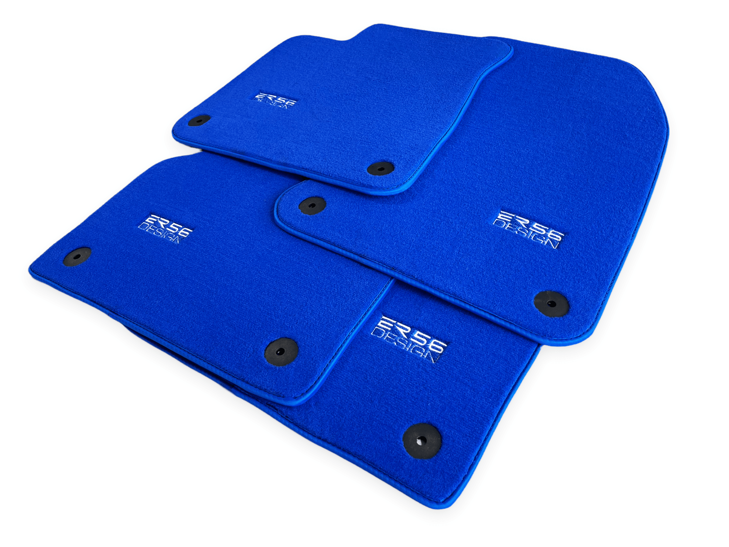 Blue Floor Mats for Audi A1 - 5-door Hatchback (2019-2024) | ER56 Design