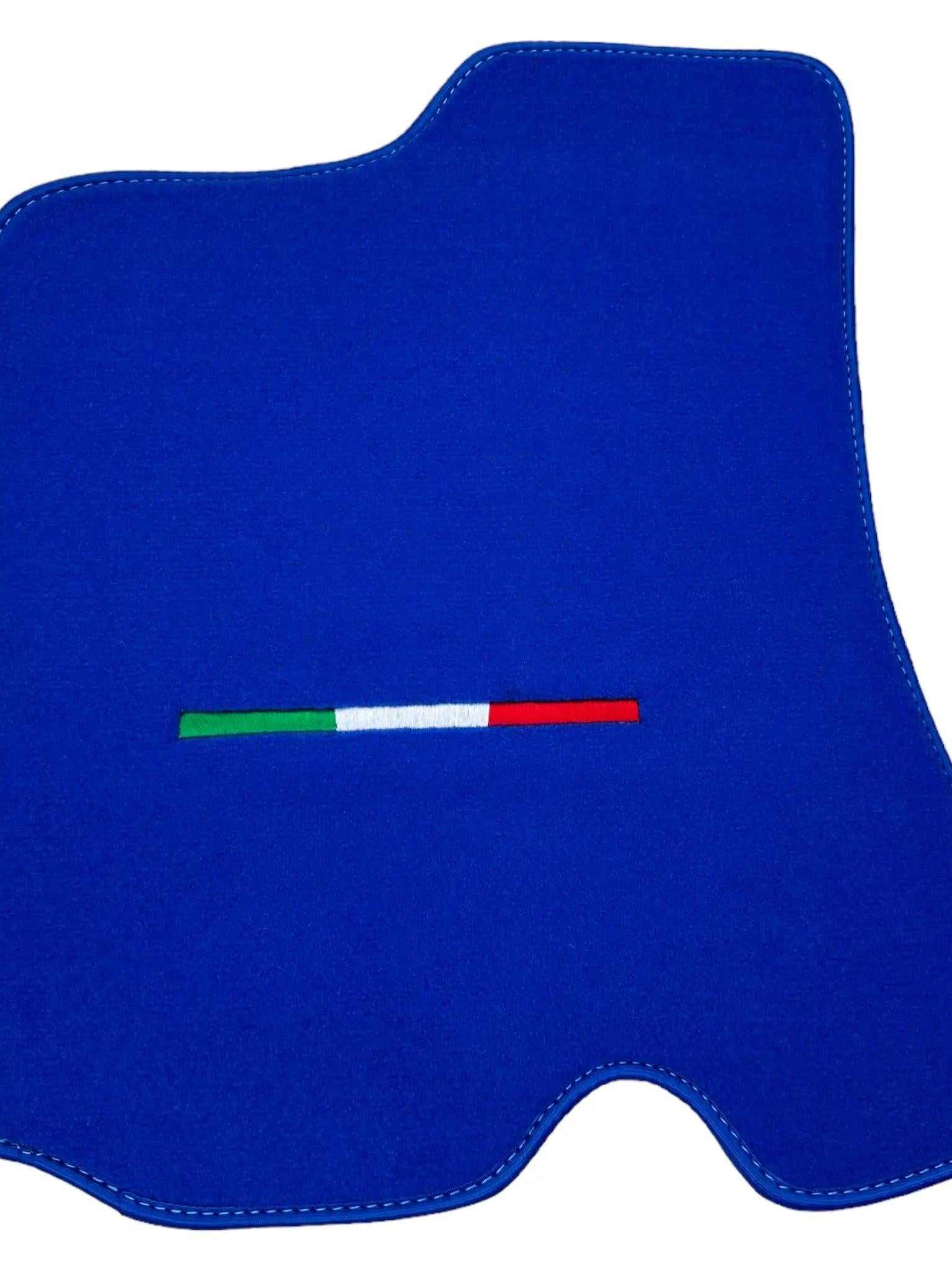 Blue Floor Mats For Ferrari Portofino (2018-2023) Italian Edition